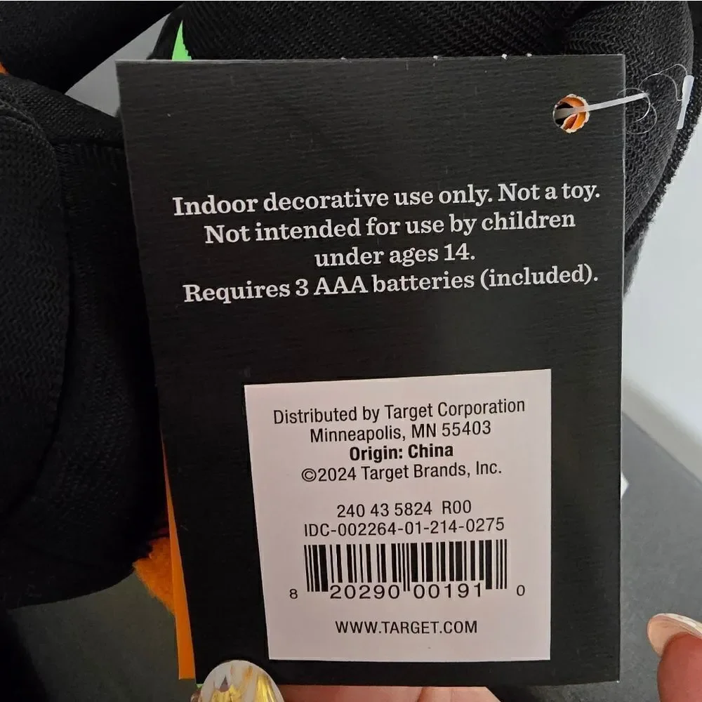 Hyde & Eek! Target Halloween Animated Stirring Pumpkin Witch Motion Plush NWT